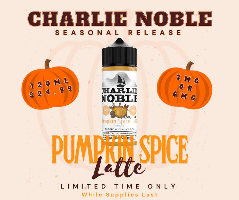 Charlie Noble - Pumpkin Spice Latte Flavored Synthetic Nicotine Solution