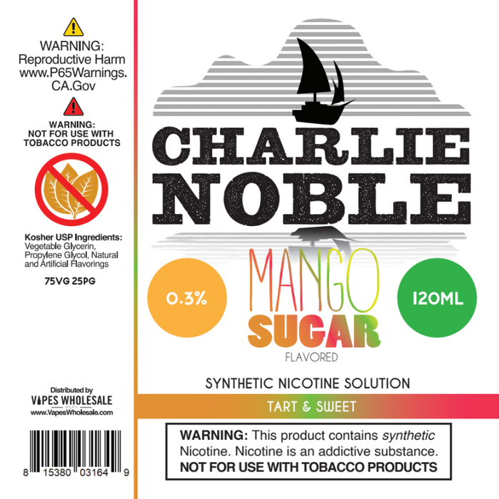 Charlie Noble - Mango Flavored Synthetic Nicotine Solution