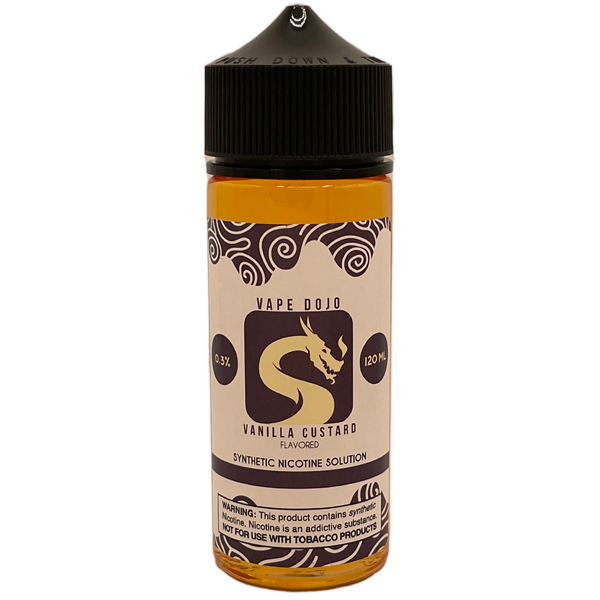 Vape Dojo - Vanilla Custard Flavored Synthetic Nicotine Solution