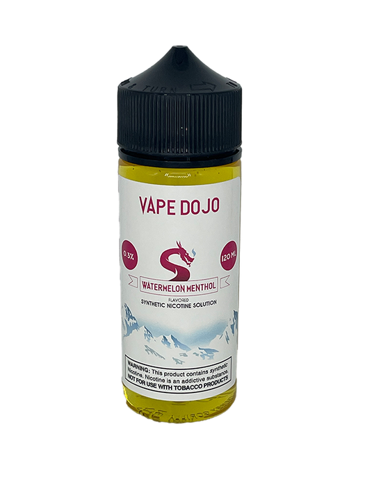 Vape Dojo - Watermelon Menthol Flavored Synthetic Nicotine Solution 0mg