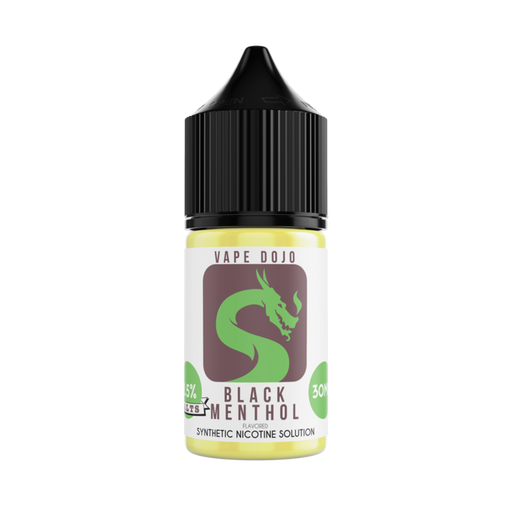 Vape Dojo Salts - Black Menthol Flavored Synthetic Nicotine Solution