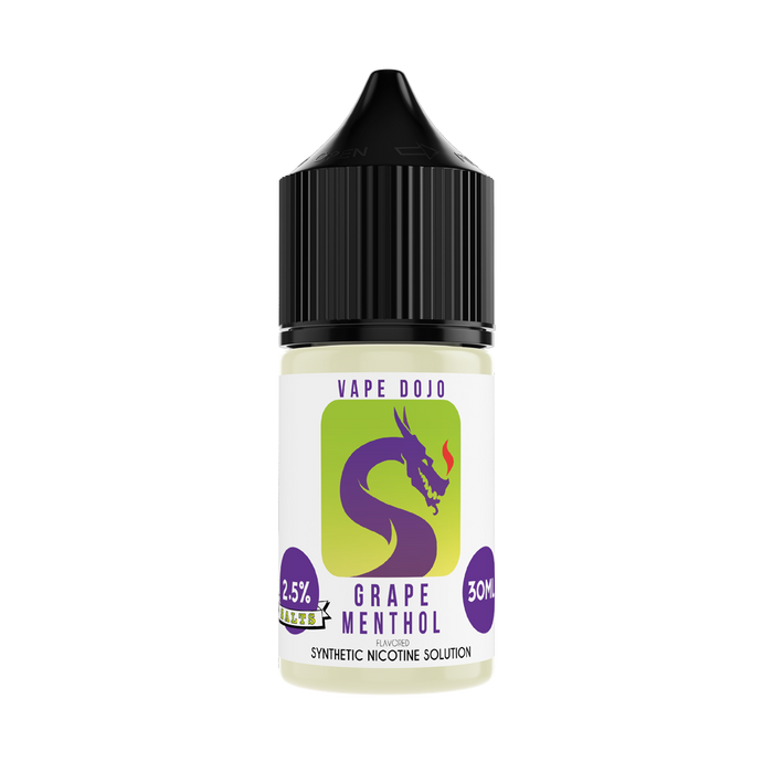 Vape Dojo Salts - Grape Menthol Flavored Synthetic Solution