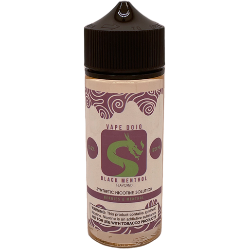 Vape Dojo - Black Menthol Flavored Synthetic Nicotine Solution