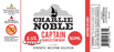 Charlie Noble Salts - Captain Charleston Gray Flavored Synthetic Nicotine Solution