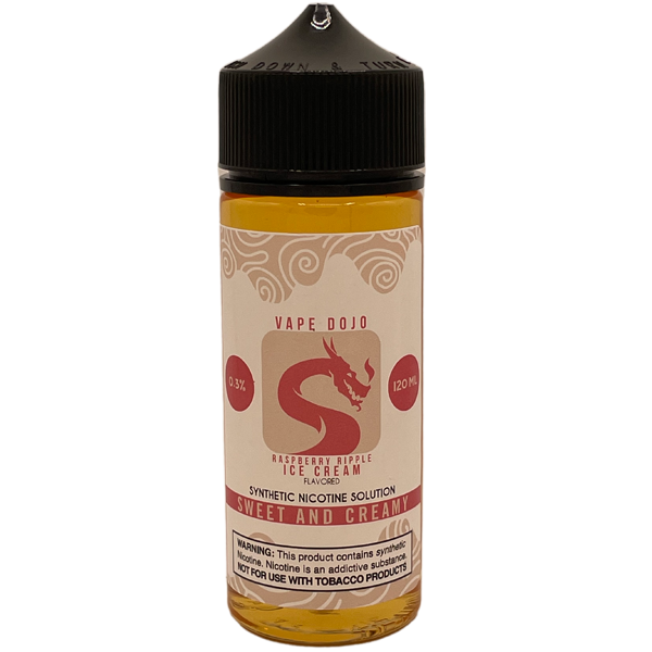 Vape Dojo - Raspberry Ripple Ice Cream Flavored Synthetic Nicotine Solution