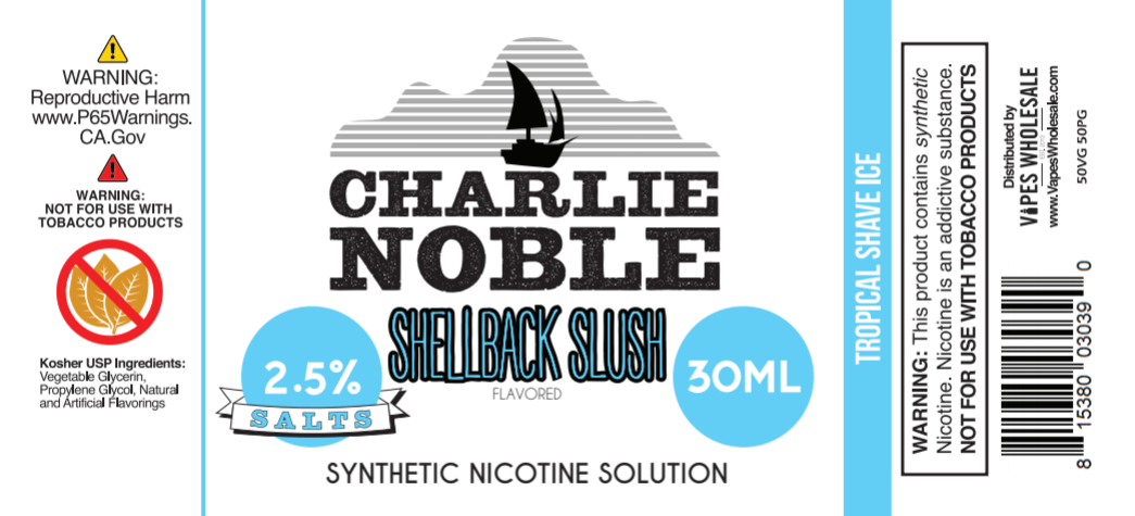 Charlie Noble Salts - Shellback Slush Flavored Synthetic Nicotine Solution