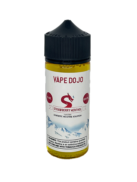 Vape Dojo - Strawberry Menthol Flavored Synthetic Nicotine Solution 0mg