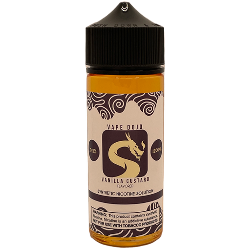 Vape Dojo - Vanilla Custard Flavored Synthetic Nicotine Solution